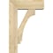 Ekena Millwork Imperial Block Rough Sawn Bracket w/ Offset Brace, Douglas Fir, 6"W x 16"D x 24"H BKT0604X16X24IMP05RDF - alternate 3